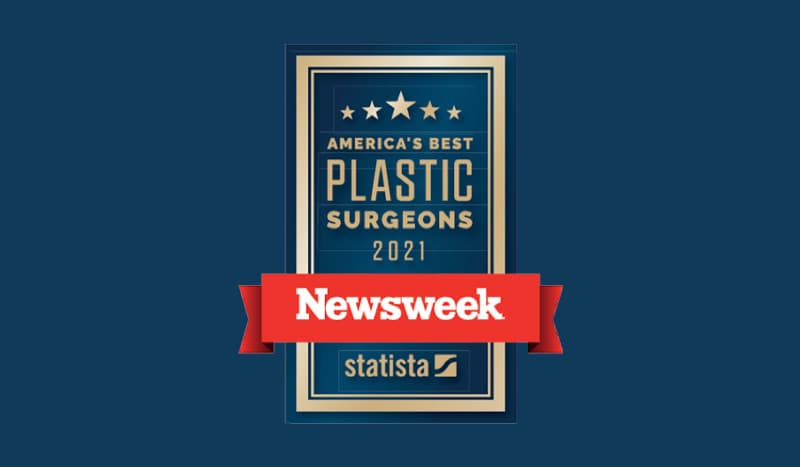 America's Best Plastic Surgeons 2021 Newsweek badge