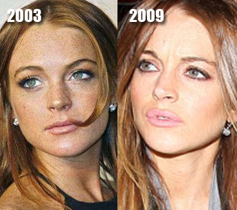 Lindsay Lohan featuring her lips