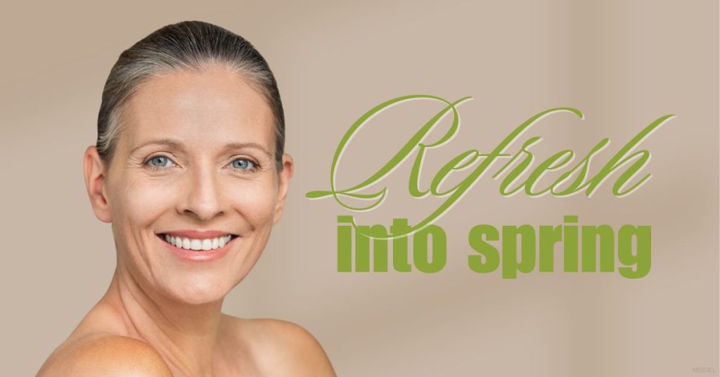 Refresh into spring (with model image).