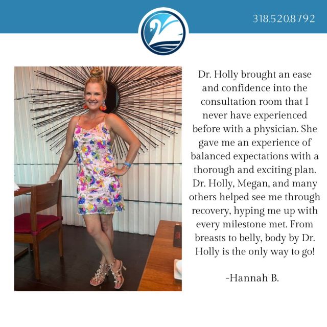 We love hearing from YOU! One of Dr. Holly Wall's patients, Hannah, had this to say about her experience. If you want to be featured on our social media, send us a DM with your testimonial ✨