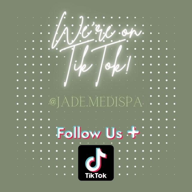 WE'RE ON TIKTOK! We've been hinting at something fun, and now it is finally here! To celebrate, we're doing a GIVEAWAY! We're going to be giving away a syringe of filler, a neurotoxin treatment, and a Signature Hydrafacial! We will have three winners! Read below on how to enter!

✨Like this post, share it to your story, and tag us
✨Follow our Instagram AND our new TikTok account
✨Tag 3 friends in the comments below

For bonus entries: 
⚡Purchase any skin care products from Jade MediSpa from June 5 - 9
⚡Comment on our most recent TikTok post

The giveaway will end on Friday, June 9, and the winners will be announced in our Facebook and Instagram feeds.

#giveaway #tiktok #jademedispa #shreveport #louisiana #neurotoxin #filler #Hydrafacial #enterthegiveaway #aestheticinjectors #aesthetics #aestheticjourney