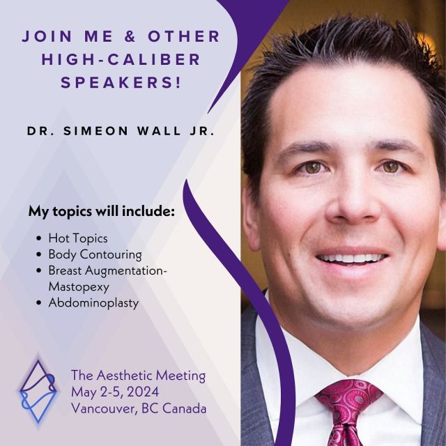 Join us and other high-caliber speakers at The Aesthetic Meeting in Vancouver, May 2-5, 2024. 
 
Plastic surgeon, clinical, or office professional? There is an educational journey designed for you!⁠
 
Visit TheAestheticSociety.org to register. 

#TheAestheticMeeting #TheAestheticMeeting2024 #Vancouver #VancouverCanada #AestheticMeeting2024 #PlasticSurgery #PlasticSurgeon #AestheticSurgery #TheAestheticSociety #Aesthetic24