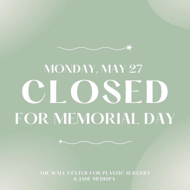 We will be closed Monday, May 27, in honor of Memorial Day🇺🇸