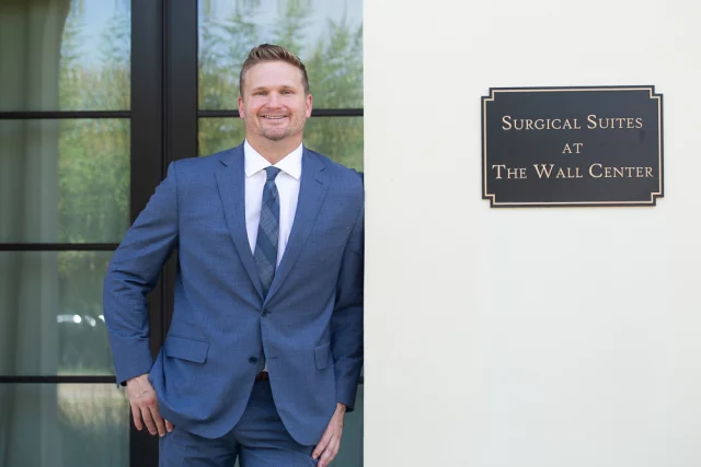 Please join us in welcoming Dr. Seth Fruge to our practice! From LSU football player to graduating first in his class in medical school, this Harvard-trained plastic surgeon has built a career around high performance, leadership, and grit. 

To stay at the forefront of his specialty, Dr. Fruge traveled across the United States to study with some of the biggest names in facial plastic surgery. His training focused on complex, revision, and preservation rhinoplasty, deep plane techniques for the face and neck, and leading-edge techniques in eyelid surgery. He also gained valuable experience in non-surgical facial rejuvenation.

As one of eight siblings and now a devoted husband and father of three, Dr. Fruge devotes much of his life to caring for others. He looks forward to bringing that same support and loyalty to The Wall Center and Shreveport community.