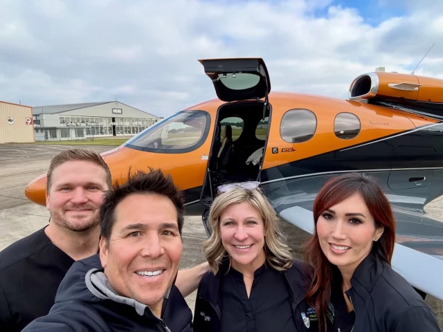 Dr. Seth Fruge, Ashli Davis WHNP, and Jeannie McAllister PA-C arrived in style escorted by Dr. Simeon Wall, Jr to the hands-on course offered by the God of Toxins & Fillers, Dr. Arthur Swift.
It was a full day of learning very advanced techniques by Dr. Swift himself. Sadly, they had to drive back from Dallas in a rental since Dr. Wall was operating.